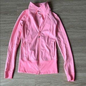 lululemon athletica coral orange pink Zip-Up Jacket